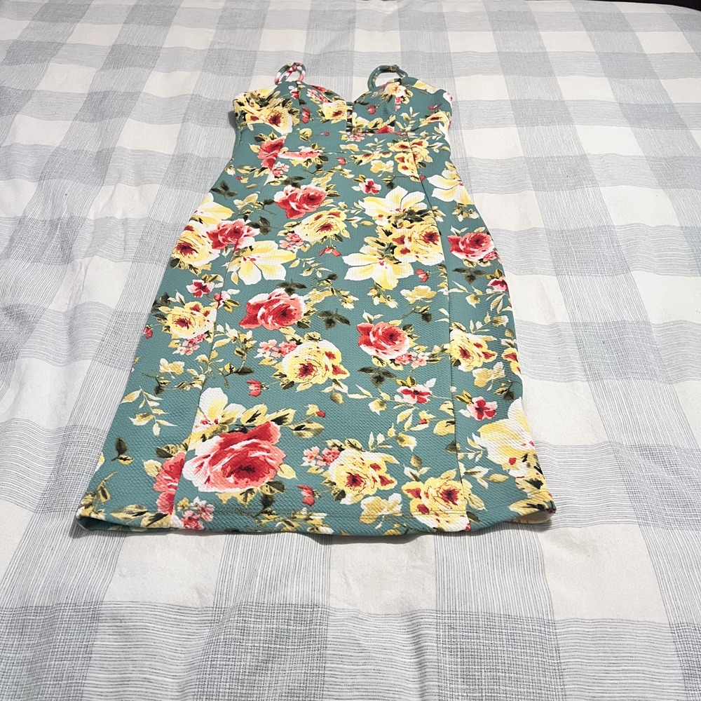 Love J Floral Print Sun Dress‎ Size M